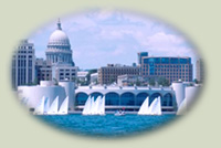 Madison Wisconsin, Capital and Monona Terrace