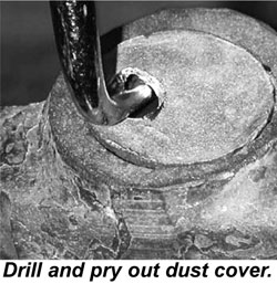 Drill and Pry Dust Cover