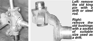 Removing Old King Pin